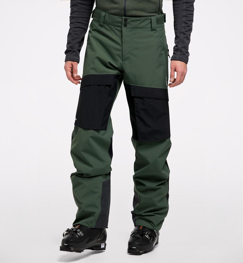 Haglöfs Elation GTX Ski Pants Dark Green/Black For Mens DULNJ3620 Australia